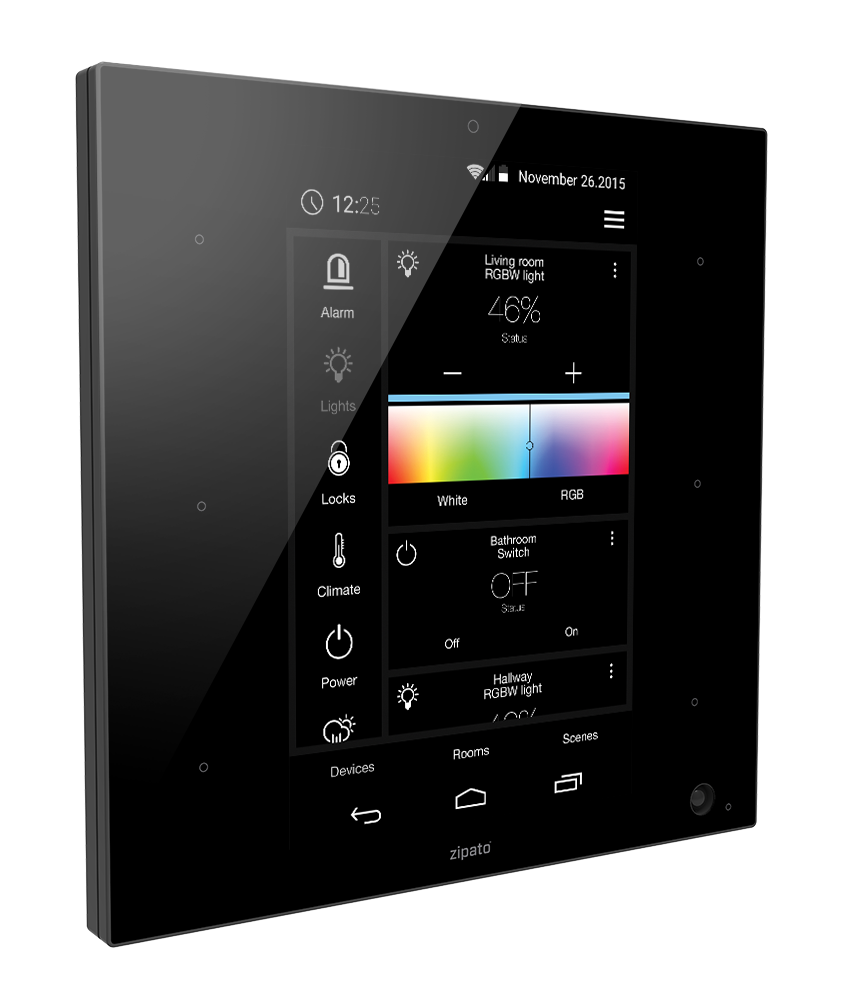 ≡ Контроллер Z-Wave + Zigbee Gateway ZipaTile black от Zipato ...
