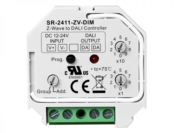 Контроллер c DALI в Z-Wave - DT6 Controller SR-2411-ZV-DIM Контроллер c DALI в Z-Wave - DT6 Controller SR-2411-ZV-DIM