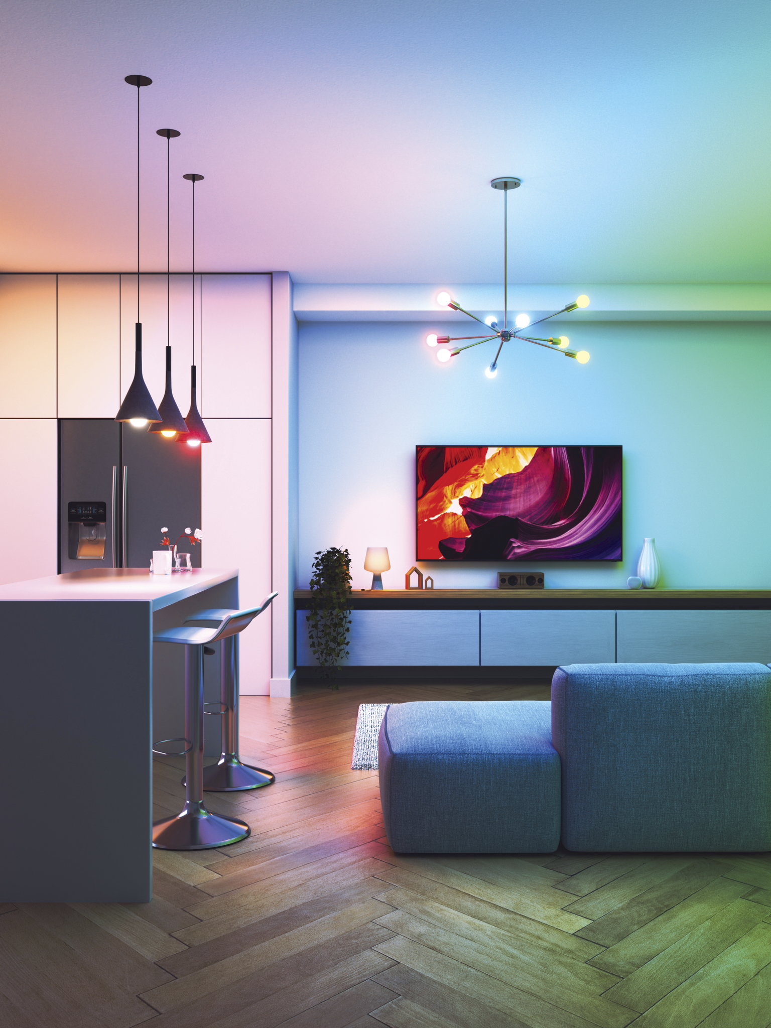 Умное освещение :: Смарт светильники Nanoleaf :: Умные лампы