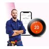 Термостат настінний Nest Learning Thermostat Gen3, Американська версія, Живлення: 24В, Колір: Металлик, зображення 6
