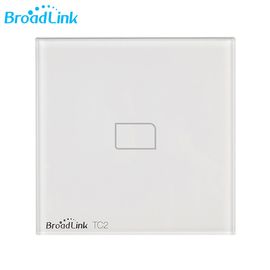 Сенсорный выключатель Broadlink TC2, Количество каналов: 1, Питание: 220В, Тип механизма выключателя: Выключатель (реле), Цвет: Белый 