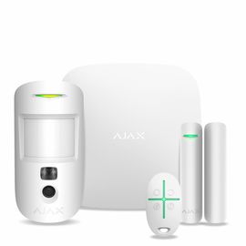 Комплект охранной сигнализации Ajax StarterKit Cam, Цвет: Белый 