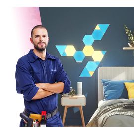 Установка и настройка светильников Nanoleaf