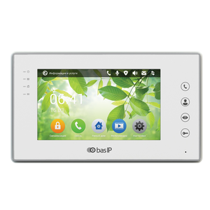 IP Видеодомофон - BAS-IP AR-07L v3 White/Black Белый