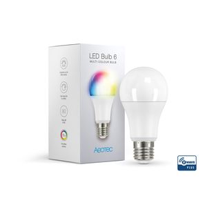 Світлодіодна лампа RGBW AEOTEC LED Bulb 6 Multi-Color (E27) - AEOEZWA002