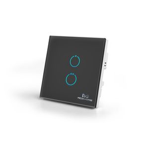 Сенсорный выключатель MCO Home Z-Wave на 2 канала, черный — MCO_TPS412B