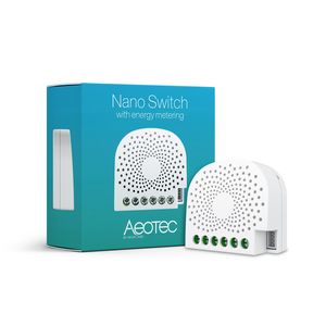 Вставне реле з лічильником електроенергії Aeotec Nano Switch with Power Metering - AEOEZW116