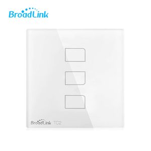 Сенсорный выключатель Broadlink TC2, Количество каналов: 3, Питание: 220В, Тип механизма выключателя: Выключатель (реле), Цвет: Белый 
