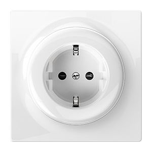 Класична розетка FIBARO Walli N Outlet type F - FGWSONF-011, Колір: Белый