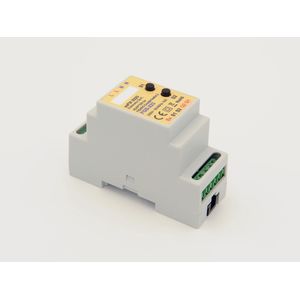 Адаптер на DIN рейку Eutonomy для модуля FIBARO Double Switch 2 - euFIX S223 DIN adapter (з кнопкою)