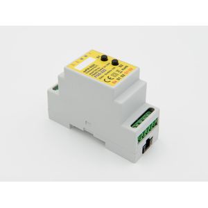 Адаптер на DIN рейку Eutonomy для модуля FIBARO Relay Switch 2х1,5 kW - euFIX S222 DIN adapter (з кнопкою)