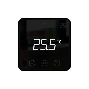 Бездротовий кімнатний термостат Heatit Z-Temp 2, Живлення: Батарея АА, Колір: Черный