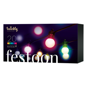 Розумна гірлянда для вулиці Twinkly Festoon RGB 20 Apple Homekit - 10 метрів
