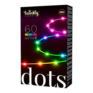 Умная светодиодная гирлянда Twinkly Dots RGB 60 Apple Homekit - 3 метра