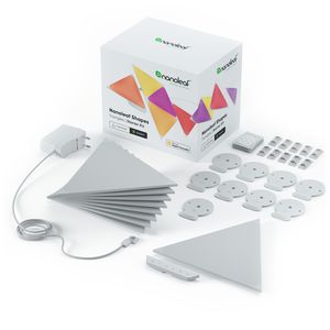 Розумна система освітлення Nanoleaf Shapes Triangles Starter Kit Apple Homekit - 9 шт., Живлення: 220В, Кількість панелей: 9