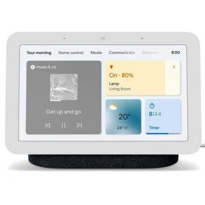 Смарт-дисплей Google Nest Hub 2 Gen (Home Hub) Charcoal (БЕЗ підтримки укр та рос мови), Живлення: 220В, Колір: Черный