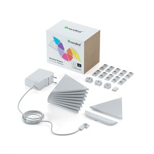 Розумна система освітлення Nanoleaf Shapes Mini Triangles Starter Kit Apple Homekit - 9 шт., Живлення: 220В, Кількість панелей: 9