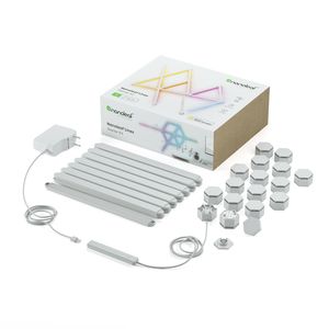 Розумна система освітлення Nanoleaf Lines 60 Degrees Smarter Kit Apple HomeKit - 15 шт., Живлення: 220В, Кількість панелей: 15