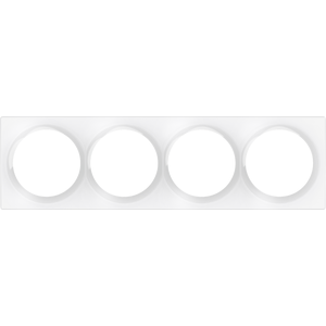 Рамка чотиримісна FIBARO Walli - FG-Wx-PP-0009, Колір: Белый