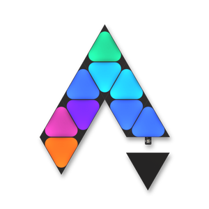 Додаткові панелі Nanoleaf Shapes Ultra Black Mini Triangles Expansion Pack, Apple Homekit - 10 шт.