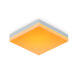 Додатковий розумний модульний стельовий світильник Nanoleaf Skylight Expansion Pack — 1 шт., Apple Homekit, Живлення: 220В, Кількість панелей: 1, Колір: Белый