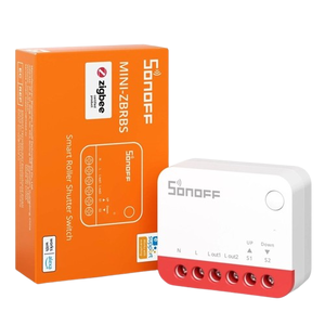 Розумне Zigbee реле Sonoff MINI-ZBRBS для керування шторами, жалюзі, карнизами та ролетами