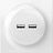 USB-розетка FIBARO Walli N USB Outlet — FGWU-021, Питание: 220В, Цвет: Белый 