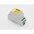 Адаптер на DIN рейку Eutonomy для модуля FIBARO Relay Switch 2х1,5 kW - euFIX S222 DIN adapter (с кнопкой)