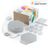 Розумна система освітлення Nanoleaf Shapes – Hexagon Starter Kit Apple Homekit – 9 шт., Живлення: 220В, Кількість панелей: 9, зображення 2 Розумна система освітлення Nanoleaf Shapes – Hexagon Starter Kit Apple Homekit – 9 шт., Живлення: 220В, Кількість панелей: 9, зображення 2