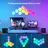 Набір настінних світильників Govee H6061 Glide Hexa Light Panels, 10шт, RGBIC, WI-FI/Bluetooth, білий, зображення 3