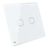 Стекло накладка для механизмов Livolo (2 канала), Цвет: Белый 