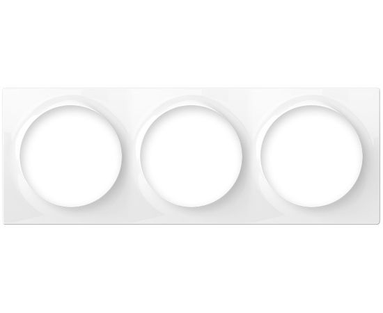Рамка тримісна FIBARO Walli - FG-Wx-PP-0004, Колір: Белый