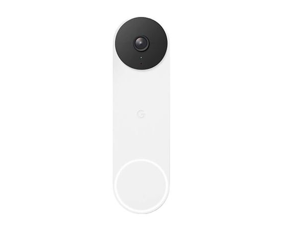 Розумний домофон Google Nest Doorbell 2nd Gen (Акумулятор), Живлення: Встроенный аккумулятор, Колір: Белый