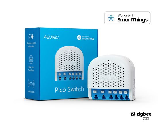 Вставне реле з лічильником електроенергії Aeotec Pico Switch Zigbee - ZGA002