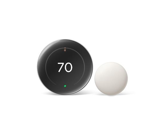 Термостат настенный Google Nest Learning Thermostat (4th Gen), Американская версия, Питание: 24В, Цвет: Серебристый