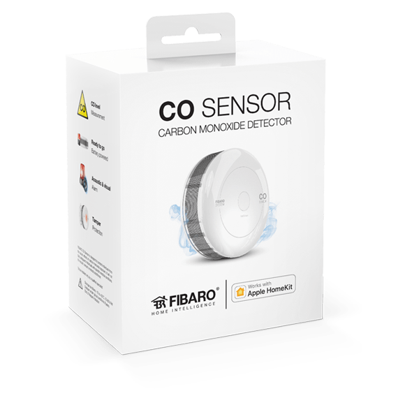Датчик утечки угарного газа (СО) FIBARO CO Sensor для Apple HomeKit — FGBHCD-001, изображение 2