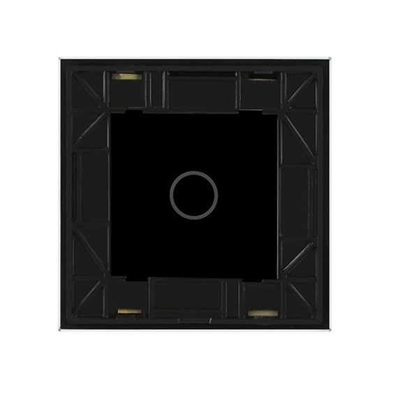 Стекло накладка для механизмов Livolo (1 канал), Цвет: Черный , изображение 3