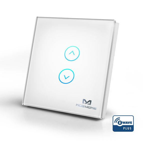 Сенсорный выключатель для штор/жалюзи Z-Wave MCO Home Glass Touch Shutter — MCOEC421