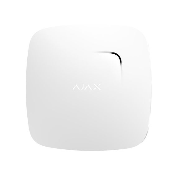 Бездротовий датчик детектування диму і чадного газу Ajax FireProtect Plus, Живлення: Батарейки, Колір: Белый