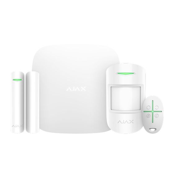 Комплект сигналізації Ajax StarterKit Plus, Колір: Белый