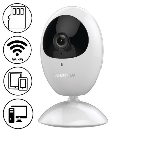 IP видеокамера Hikvision DS-2CV2U21FD-IW (2.8 мм) - комнатная wifi камера 2 МП