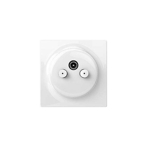 Розетка телевізійна / супутникова FIBARO Walli N TV-SAT Outlet - FGWTFEU-021, Колір: Белый