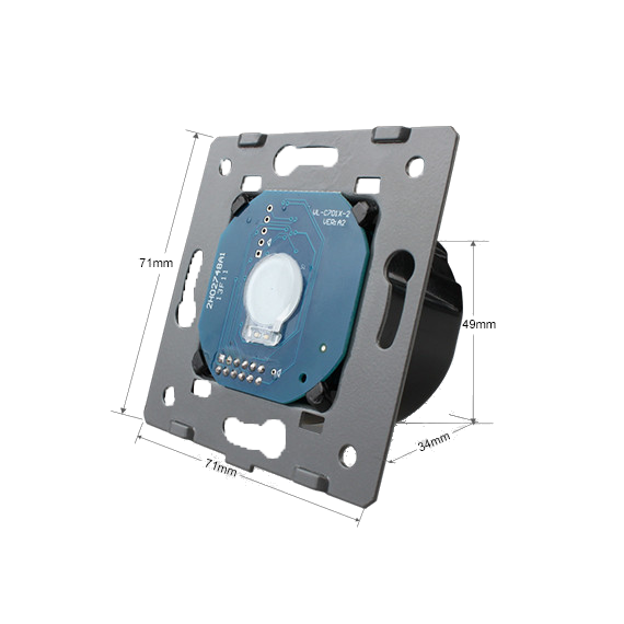 Механизм диммера Livolo 1-канальный, Classic, Количество каналов: 1, Питание: 220В, Встроенный радио модуль: Нет, Тип выключателя Livolo: Диммер, изображение 6