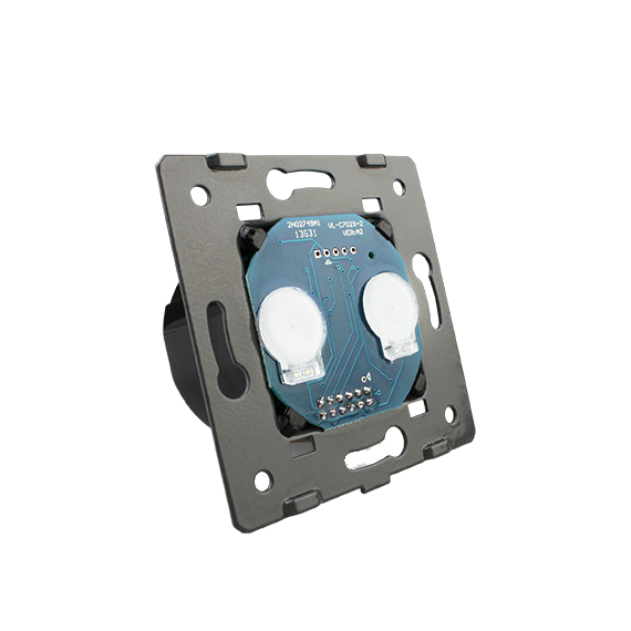 Механизм выключателя Livolo 2-канальный, Classic, Количество каналов: 2, Питание: 220В, Встроенный радио модуль: Нет, Тип выключателя Livolo: Классический, изображение 2