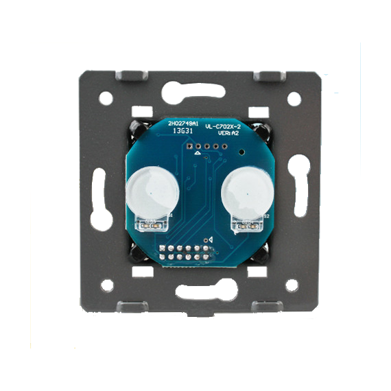 Механизм выключателя Livolo 2-канальный, Classic, Количество каналов: 2, Питание: 220В, Встроенный радио модуль: Нет, Тип выключателя Livolo: Классический, изображение 3