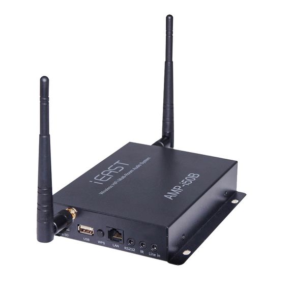 Бездротовий стерео підсилювач мультирум iEast StreamAmp AMP-i50B Wi-Fi c підтримкою iOS і Android