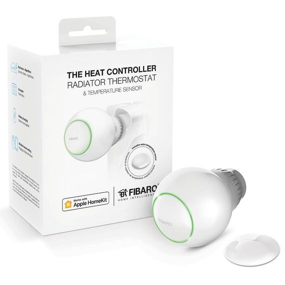 Радиаторный термостат FIBARO Heat Controller Starter Pack для Apple HomeKit — FGBHT-001-START