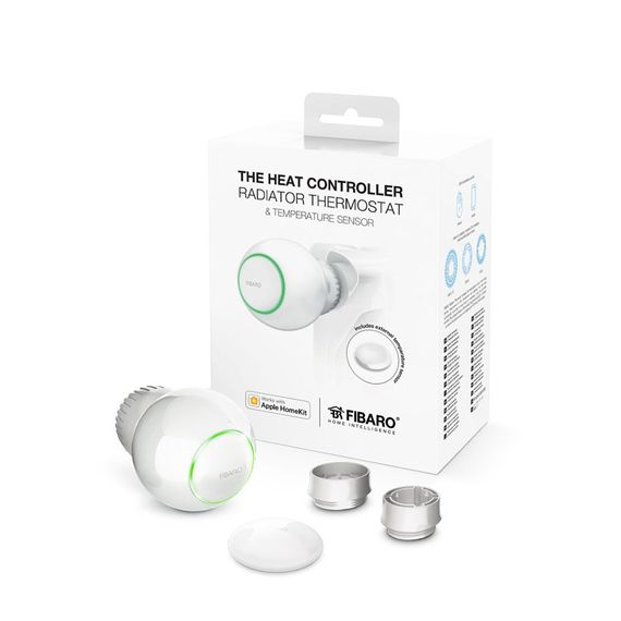 Радиаторный термостат FIBARO Heat Controller Starter Pack для Apple HomeKit — FGBHT-001-START, изображение 2 Радиаторный термостат FIBARO Heat Controller Starter Pack для Apple HomeKit — FGBHT-001-START, изображение 2
