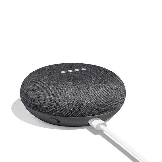 Розумна колонка Google Home Mini Black (Charcoal) - HOMEMINIB (БЕЗ підтримки укр та рос мови), зображення 4 Розумна колонка Google Home Mini Black (Charcoal) - HOMEMINIB (БЕЗ підтримки укр та рос мови), зображення 4