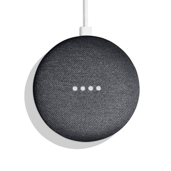 Розумна колонка Google Home Mini Black (Charcoal) - HOMEMINIB (БЕЗ підтримки укр та рос мови), зображення 2 Розумна колонка Google Home Mini Black (Charcoal) - HOMEMINIB (БЕЗ підтримки укр та рос мови), зображення 2